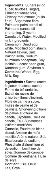 Fibre 1 Delights Cinnamon Bun Flavor, 5 Bars x 25g, 125g