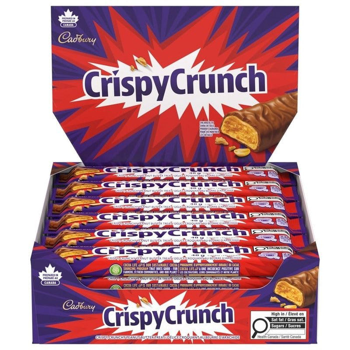 Cadbury Crispy Crunch Chocolate Bars Case, 24x48g