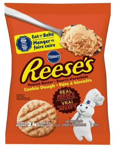 Pillsbury Reese Peanut Butter Cookie Dough, 20 Cookies, 260g