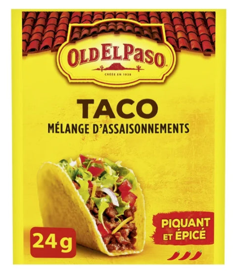 Old El Paso Taco Seasoning Mix Hot & Spicy, 24g