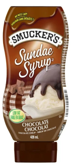 Smucker's Sundae Syrup Chocolate Flavored Syrup, 428mL