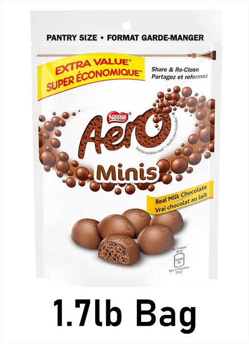 Nestle Aero Milk Chocolate Minis Pouch, 800g/1.7lbs