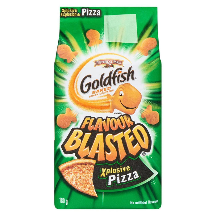 Goldfish Flavour Blasted Explosive Pizza Crackers, 180g/6.3oz