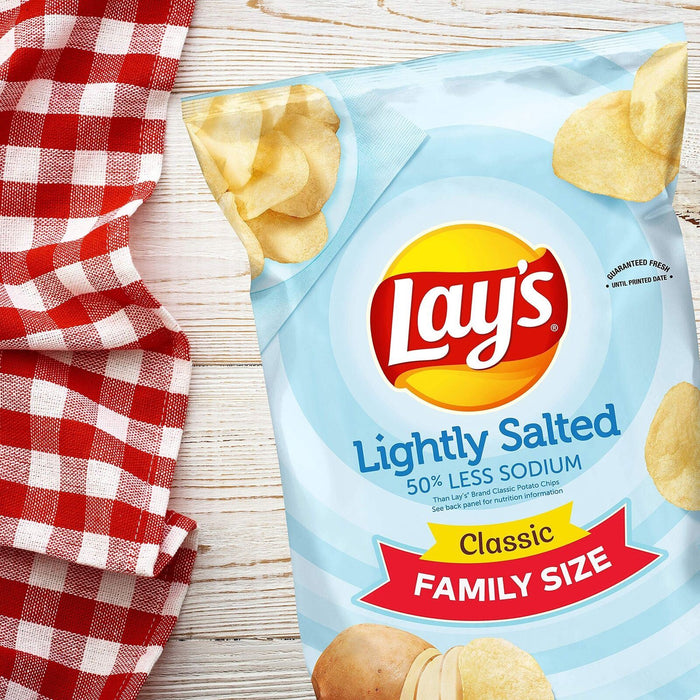 Lay's Potato Chips, Lightly Salted, 8.3 Ounce