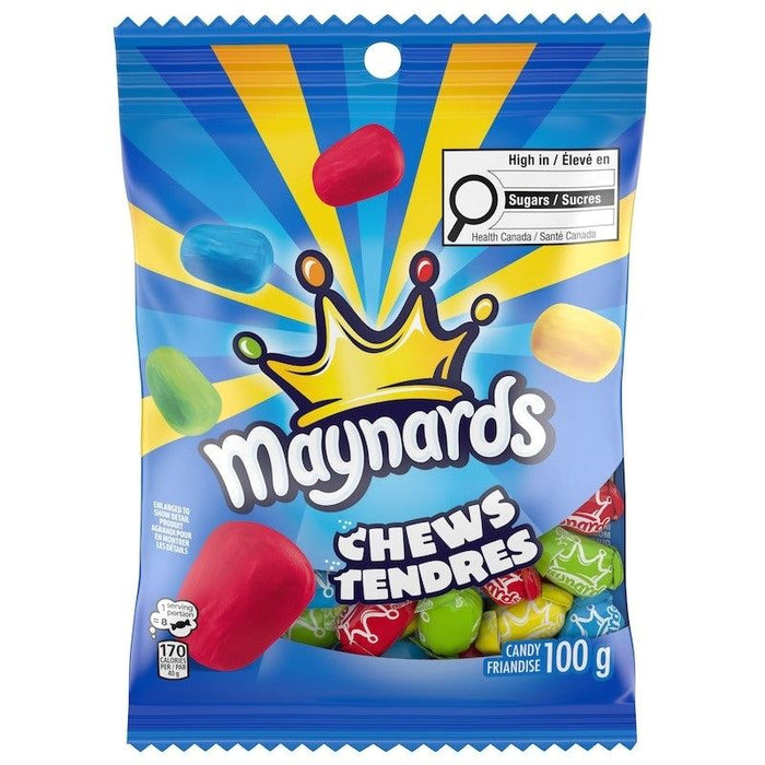 Maynards Chews Soft and Chewy Candy, 100g