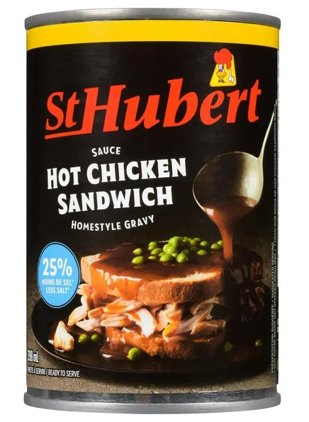 St. Hubert Hot Chicken Sandwich Gravy With Less Salt, 398mL