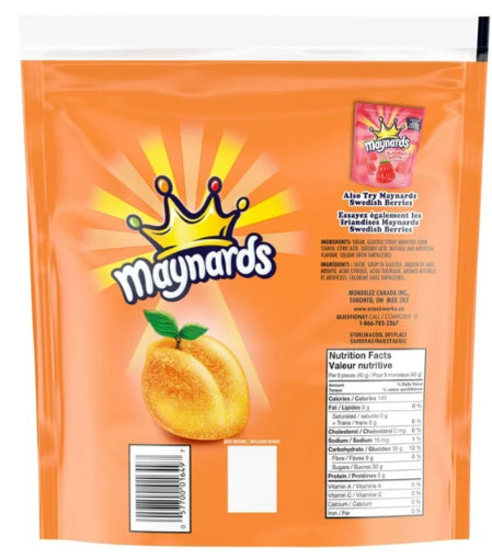 Maynards Fuzzy Peach Gummy Candy, Family Size, 814g