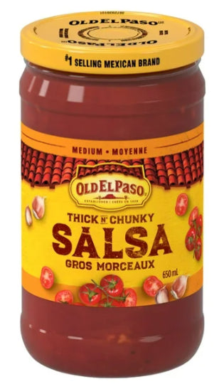 Old El Paso Thick n Chunky Medium Salsa, 650mL