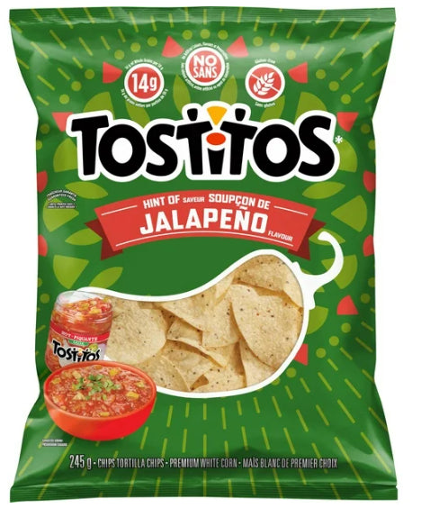 Tostitos Tortilla Chips Hint of Jalapeno 245 g