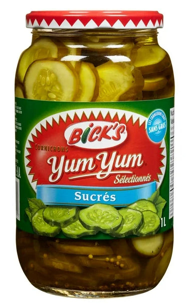 Bick's Yum Yum Sweet Pickles, 1L