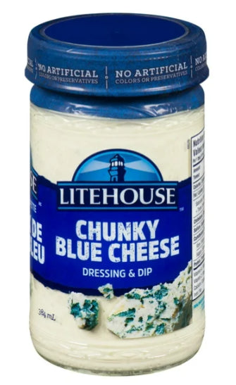 Litehouse Chunky Blue Cheese Dressing and Dip, 384mL