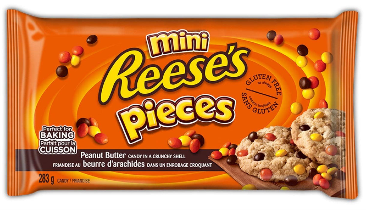 REESE Pieces Chocolate Baking Pieces with Peanut Butter 283g