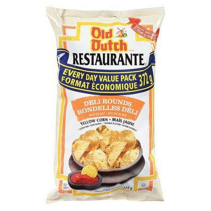 Old Dutch, Restaurante Deli Rounds Tortilla Chips, 372g/13.1oz