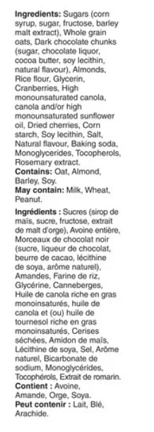 Nature Valley Chewy Trail Mix Granola Bars, Dark Chocolate Cherry, 5 bars x 35g, 175g