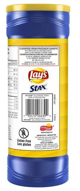 Lay's Stax Original Potato Crisps, 163g