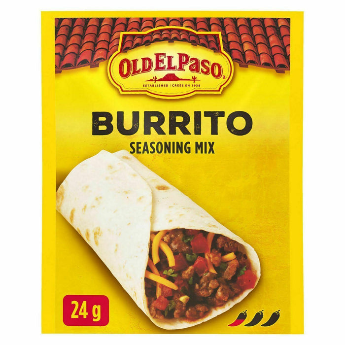 12 Packs of Old El Paso Burrito Seasoning Mix 24g Each Canada