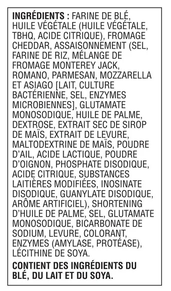 Cheez-It Baked Snack Crackers Italian Four Cheese Flavor, 200g - CanadaGroceryStore