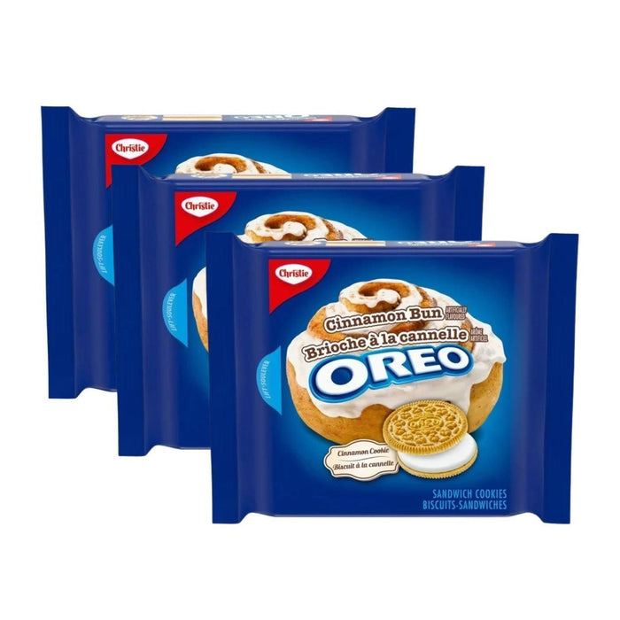 Christie Oreo Cinnamon Bun Cookies, 303g/10.7oz Each 3 Packages