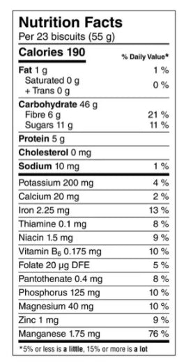 Kellogg's Mini-Wheats Cereal Original Family Size, 650g