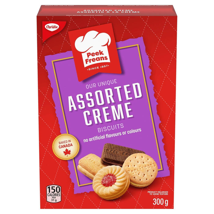 Christie Peek Freans Assorted Creme Cookies, 300g/10.6oz