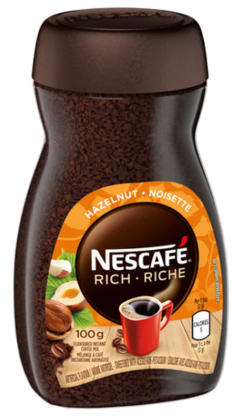 Nescafe Rich Instant Coffee Hazelnut 100g