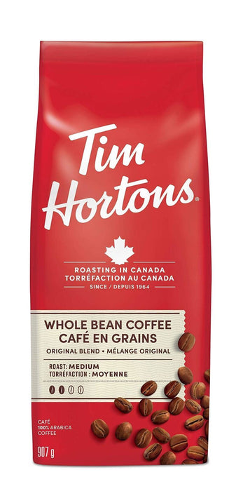 Tim Hortons Whole Bean Coffee 2LB Bag From Canada