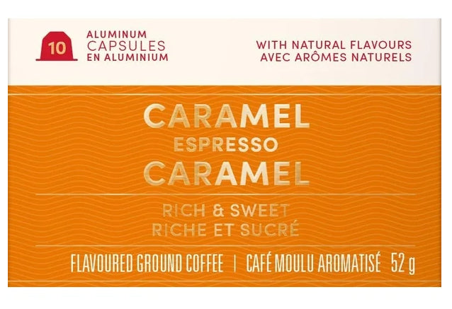 Tim Hortons Caramel Nespresso Compatible 10ct, 52g