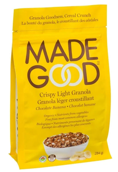 MadeGood Chocolate Banana Crispy Light Granola 284g