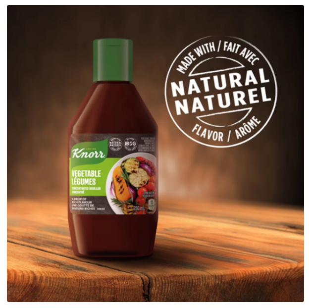 Knorr Concentrated Bouillon Vegetable Just A Drop Adds Deep Rich Flavor 250ml