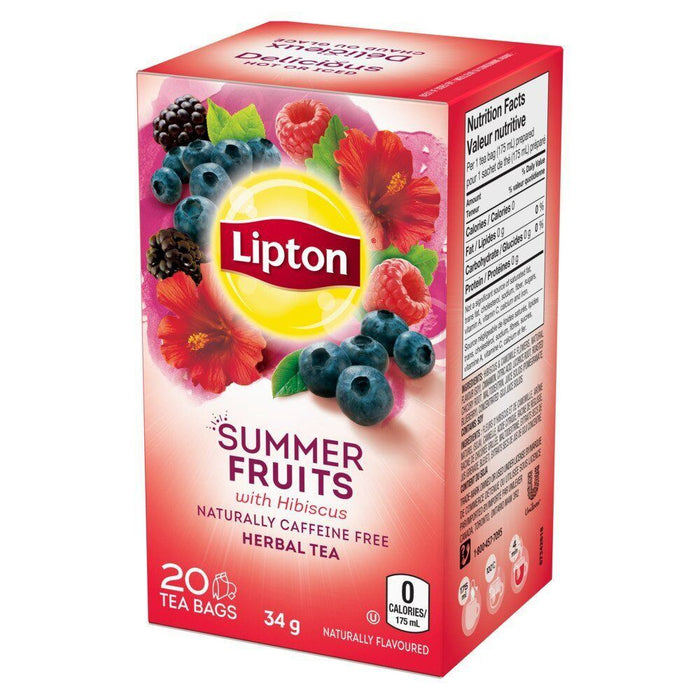 Lipton Summer Fruits Herbal Tea Bags 20ct