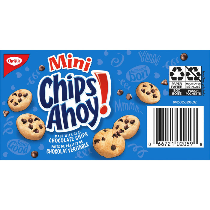 Chips Ahoy! Snak Paks Mini 180g/6.3oz Each 4 Boxes