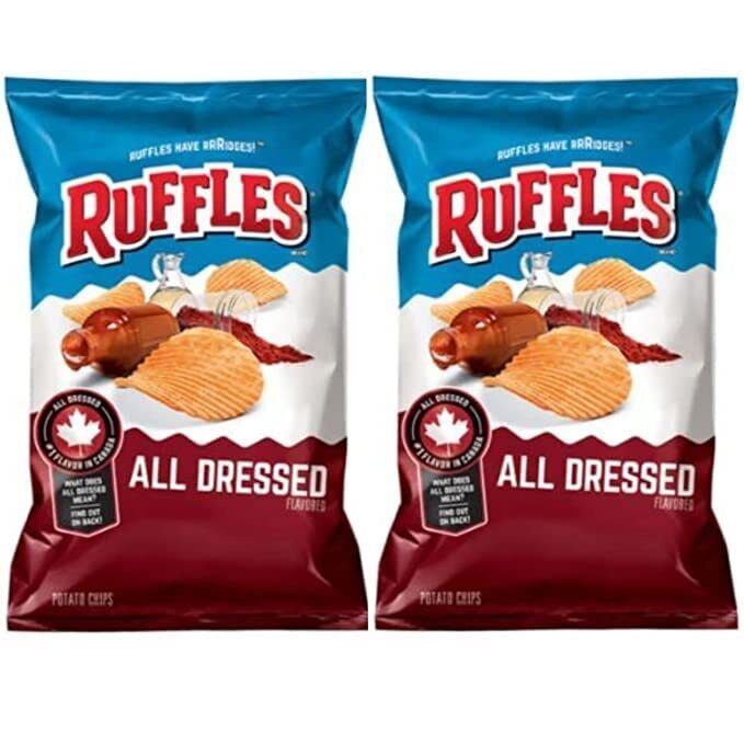 Ruffles All Dressed Ridged Potato Chips, 7.05oz (Pack of 2)