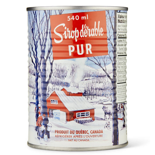 Pure Canadian Amber Maple Syrup, 540mL Can