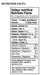 Pure Canadian Amber Maple Syrup nutrition facts