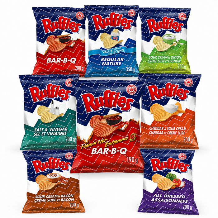 The Ruffles Box — Canadian Ruffles Bundle (9 Bags)
